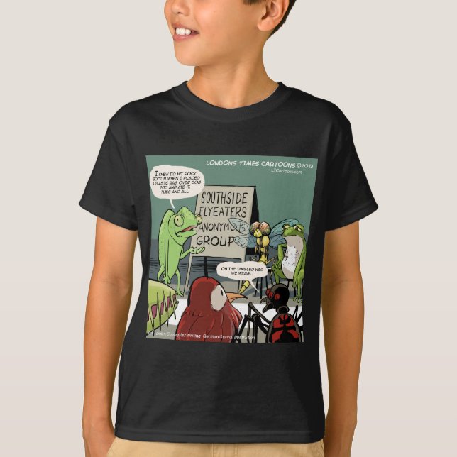 Myrslokar Anonyma 12-stegs Roligt T Shirt (Framsida)
