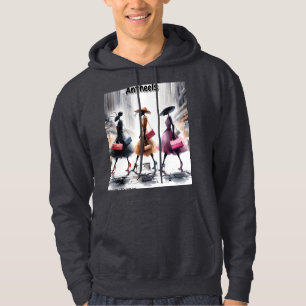 Myrstackar från NYC Fashion Myror som anländer frå Hoodie