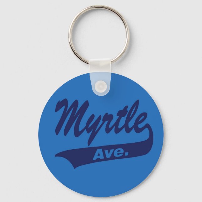 MYRTLE AVE KEYCHAIN NYCKELRING (Framsida)