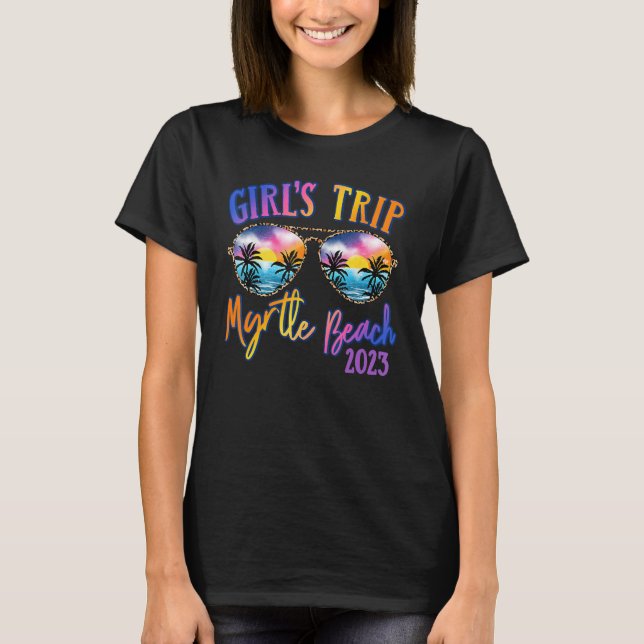 Myrtle Beach 2023 Girls Resa Sunglasses Summer Gir T Shirt (Framsida)