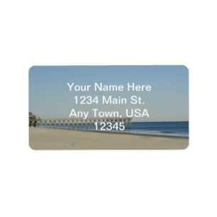 Myrtle Beach Adressetikett