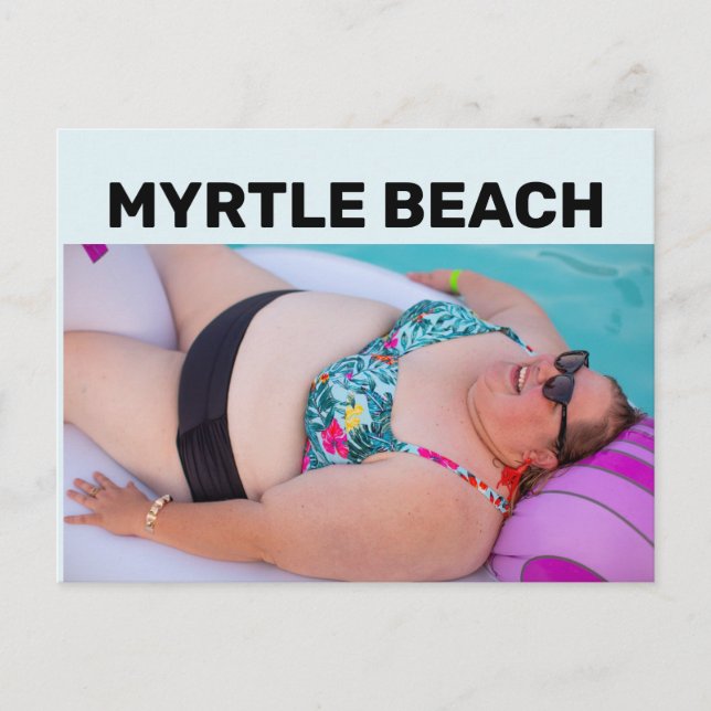 MYRTLE BEACH BIG BATHAUTY-vykort Vykort (Framsida)