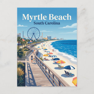 Myrtle Beach Boardwalk USA Vykort