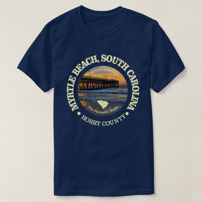 Myrtle Beach (C) T Shirt (Design framsida)
