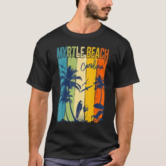 Myrtle Beach Carolina Family Vacation Matching Gro T Shirt (Framsida)