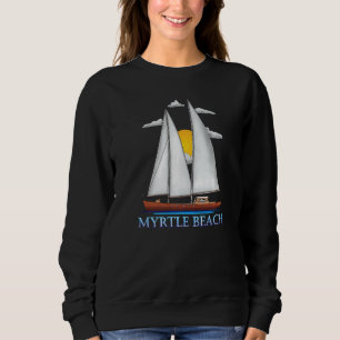 Myrtle Beach Coastal Nautical Sailing Sailor T Shirt