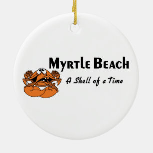 Myrtle Beach Crab Julgransprydnad Keramik