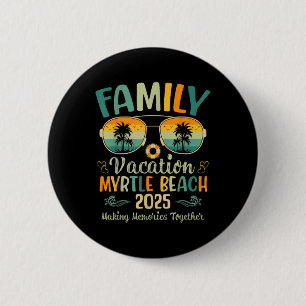 Myrtle Beach Familjesemester 2025 Matchande Sommar Knapp