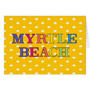 Myrtle Beach färger Hälsningskort