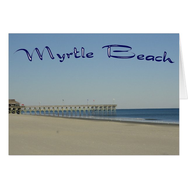 Myrtle Beach Hälsningskort (Framsidan Horizontal)