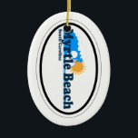 Myrtle Beach. Julgransprydnad Keramik<br><div class="desc">Myrtle Beach South Carolina.</div>