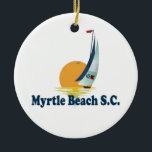 Myrtle Beach. Julgransprydnad Keramik<br><div class="desc">Myrtle Beach South Carolina.</div>