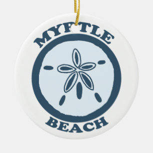 Myrtle Beach. Julgransprydnad Keramik