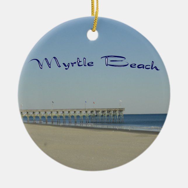 Myrtle Beach Julgransprydnad Keramik (Framsidan)
