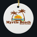 Myrtle Beach. Julgransprydnad Keramik<br><div class="desc">Myrtle Beach South Carolina.</div>