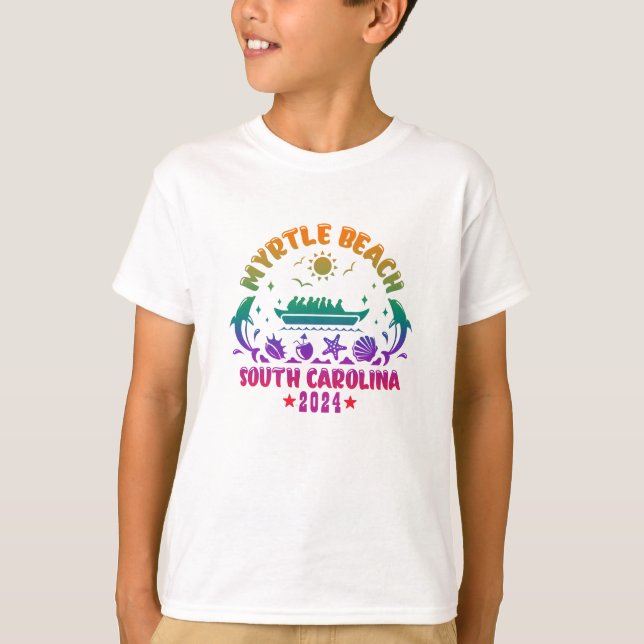 Myrtle Beach Magic - South Carolina Äventyr T Shirt (Framsida)