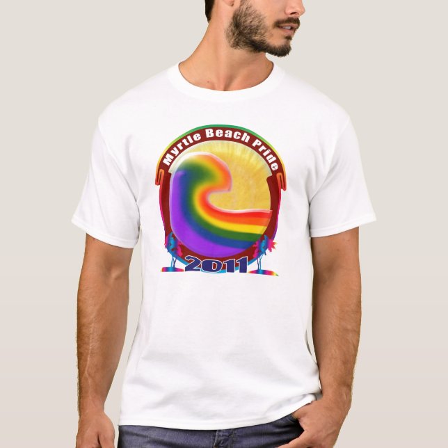 Myrtle Beach pride 2011 T Shirt (Framsida)