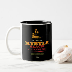 Myrtle Beach Retro Vibes South Carolina Två-Tonad Mugg