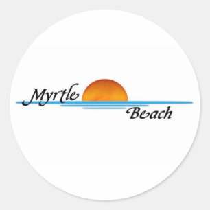 Myrtle Beach Runt Klistermärke