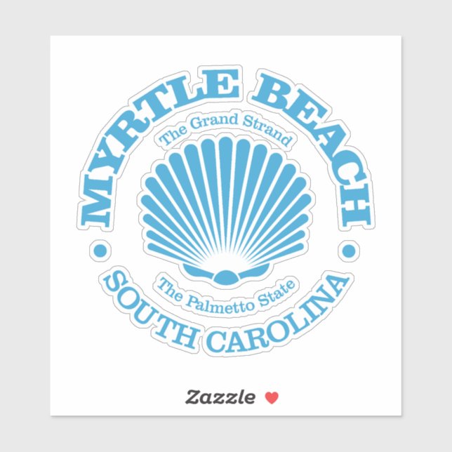 Myrtle Beach (säsongsbundet) Klistermärken (Ark)