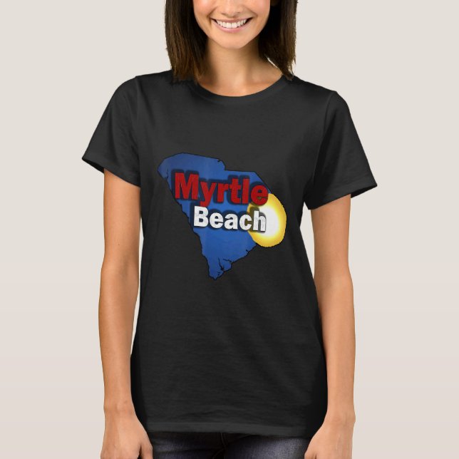 Myrtle Beach Sc 1 T Shirt (Framsida)