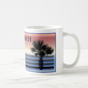 Myrtle Beach SC-palmträd Kaffemugg
