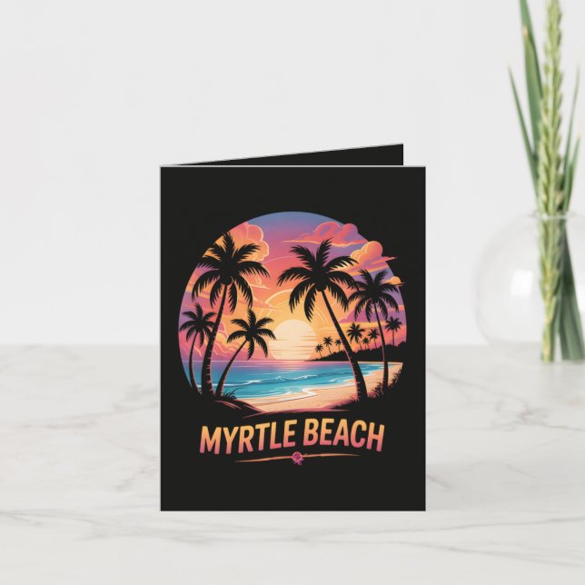 Myrtle Beach Semester Surfare  Helgkort (Framsida)