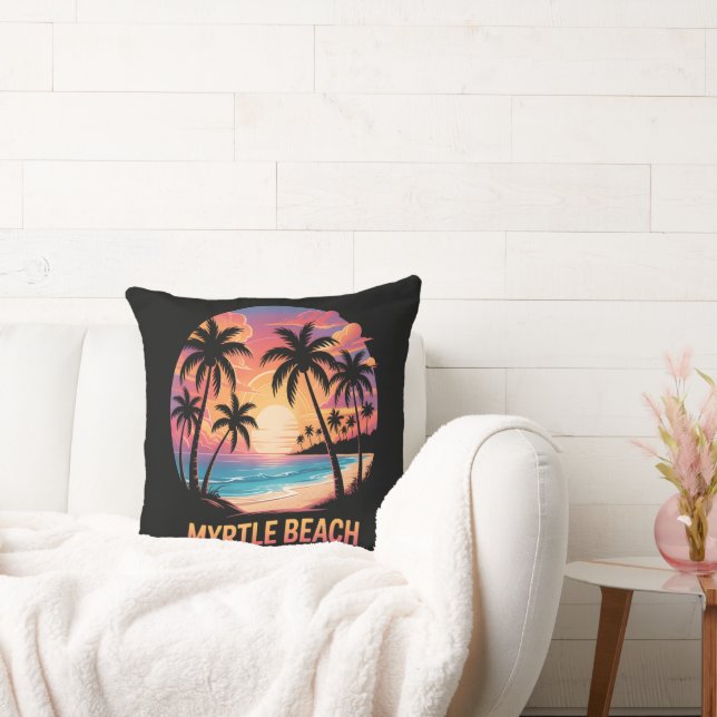 Myrtle Beach Semester Surfare  Kudde (Soffa)