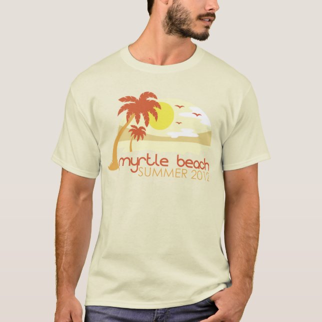 Myrtle Beach SOMMARUTSLAGSPLATS 2012 T-shirt (Framsida)