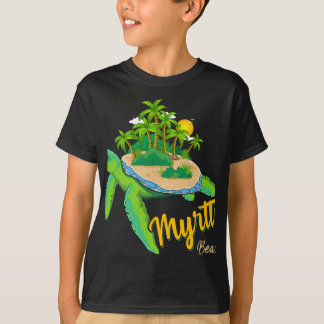 Myrtle Beach South Carolina Beach Turtle Sea Ocean T Shirt