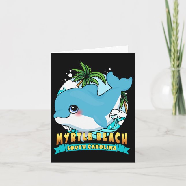 Myrtle Beach South Carolina Cute Ba Kort (Framsida)