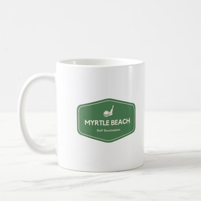 Myrtle Beach South Carolina Golf Destination Kaffemugg (Vänster)