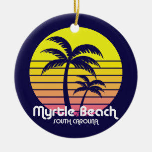 Myrtle Beach,South Carolina Julgransprydnad Keramik