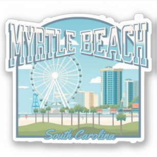 Myrtle Beach, South Carolina Klistermärken