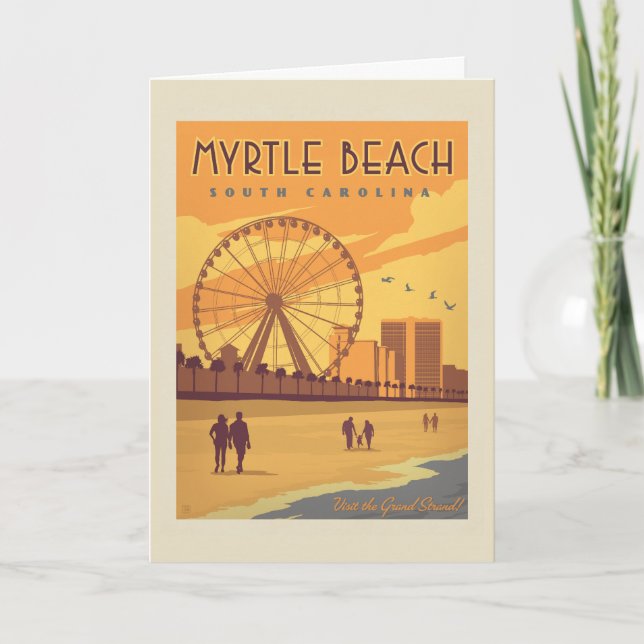 Myrtle Beach | South Carolina Kort (Framsida)