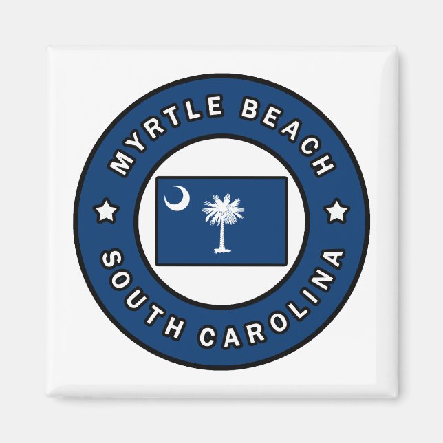 Myrtle Beach South Carolina Magnet (Framsidan)