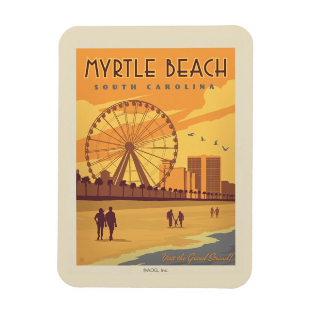 Myrtle Beach | South Carolina Magnet (Vertikal)