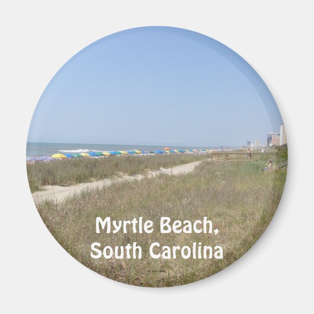 Myrtle Beach, South Carolina Magnet (Framsidan)