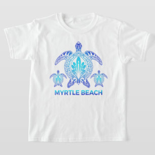 Myrtle Beach South Carolina Ocean Turtle Souvenirs T Shirt