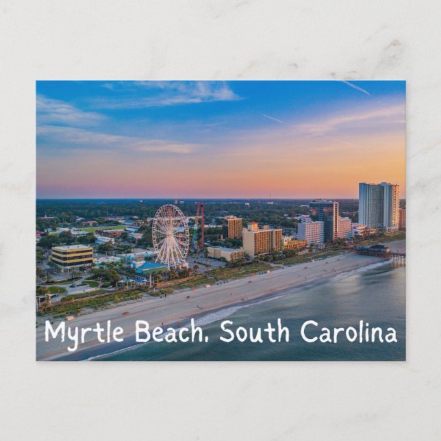 Myrtle Beach South Carolina Postcard Travel Vykort (Framsida)