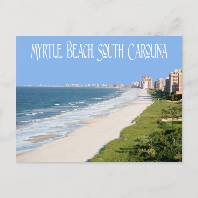 Myrtle Beach, South Carolina Postcard, USA Vykort (Framsida)