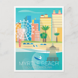 Myrtle Beach, South Carolina Postcard Vykort