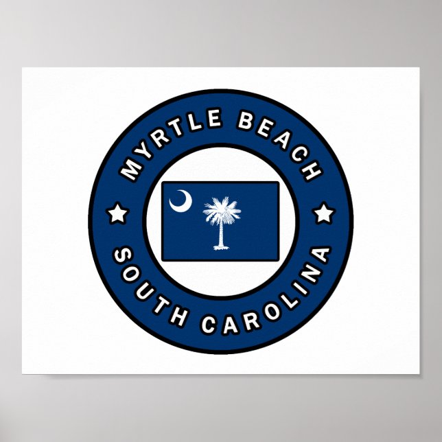 Myrtle Beach South Carolina Poster (Framsidan)