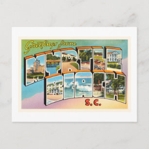 Myrtle Beach South Carolina SC Vintage Postcard- Vykort