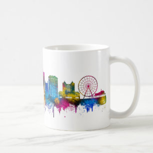 Myrtle Beach South Carolina Siluett Kaffemugg
