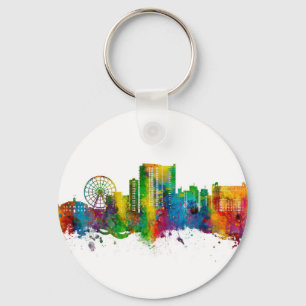 Myrtle Beach South Carolina Skyline Nyckelring