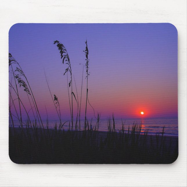 Myrtle Beach South Carolina Sunrise Ocean Mousepad Musmatta (Framsidan)