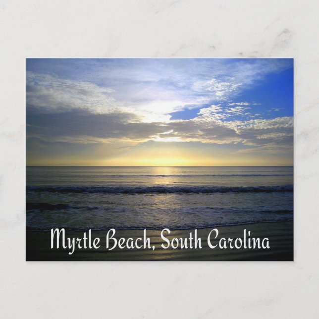 Myrtle Beach South Carolina Sunrise-vykort Vykort (Framsida)