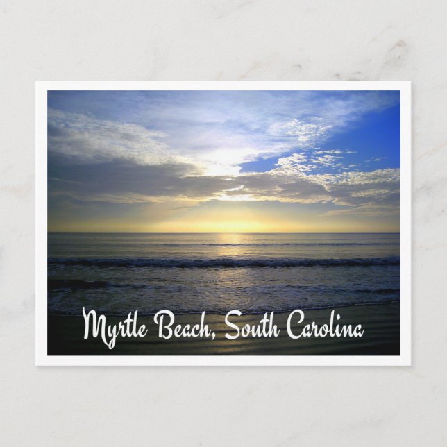 Myrtle Beach South Carolina Sunrise-vykort Vykort (Framsida)