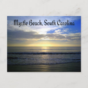 Myrtle Beach South Carolina Sunrise-vykort Vykort